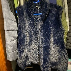 Love token navy blue coat small